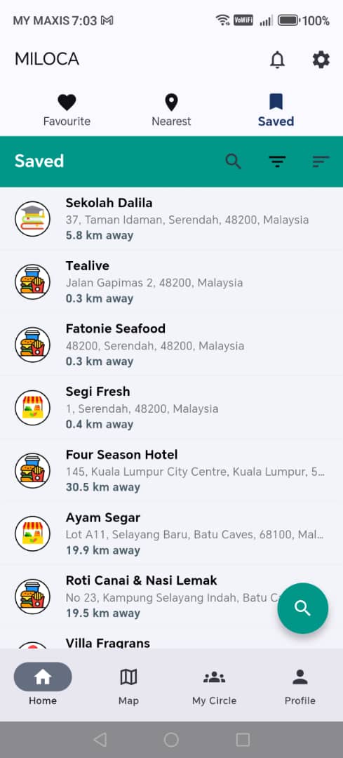 Miloca App Screenshot 4